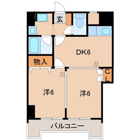 パリ・シャトー本町の物件間取画像